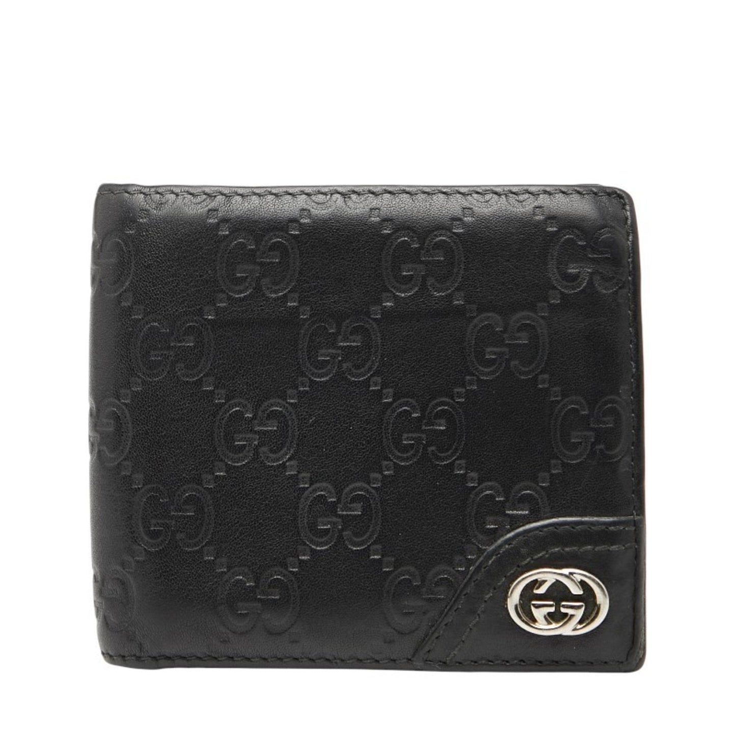 Gucci Black Leather Wallet (Bi-Fold) ( )