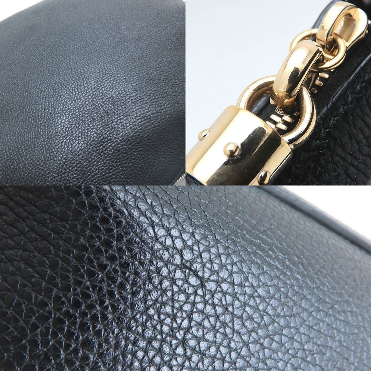 Gucci Soho Black Leather Shoulder Bag ( )