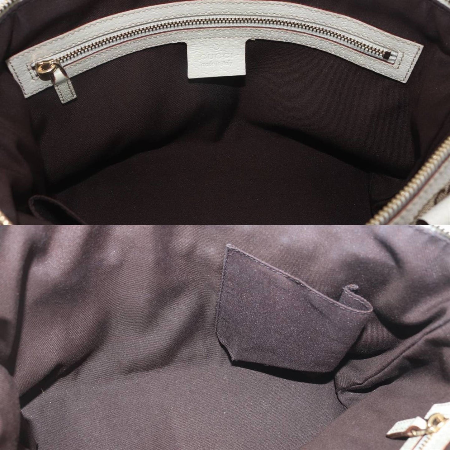 Gucci Gg Canvas Brown White Gg Canvas Handbag ( )