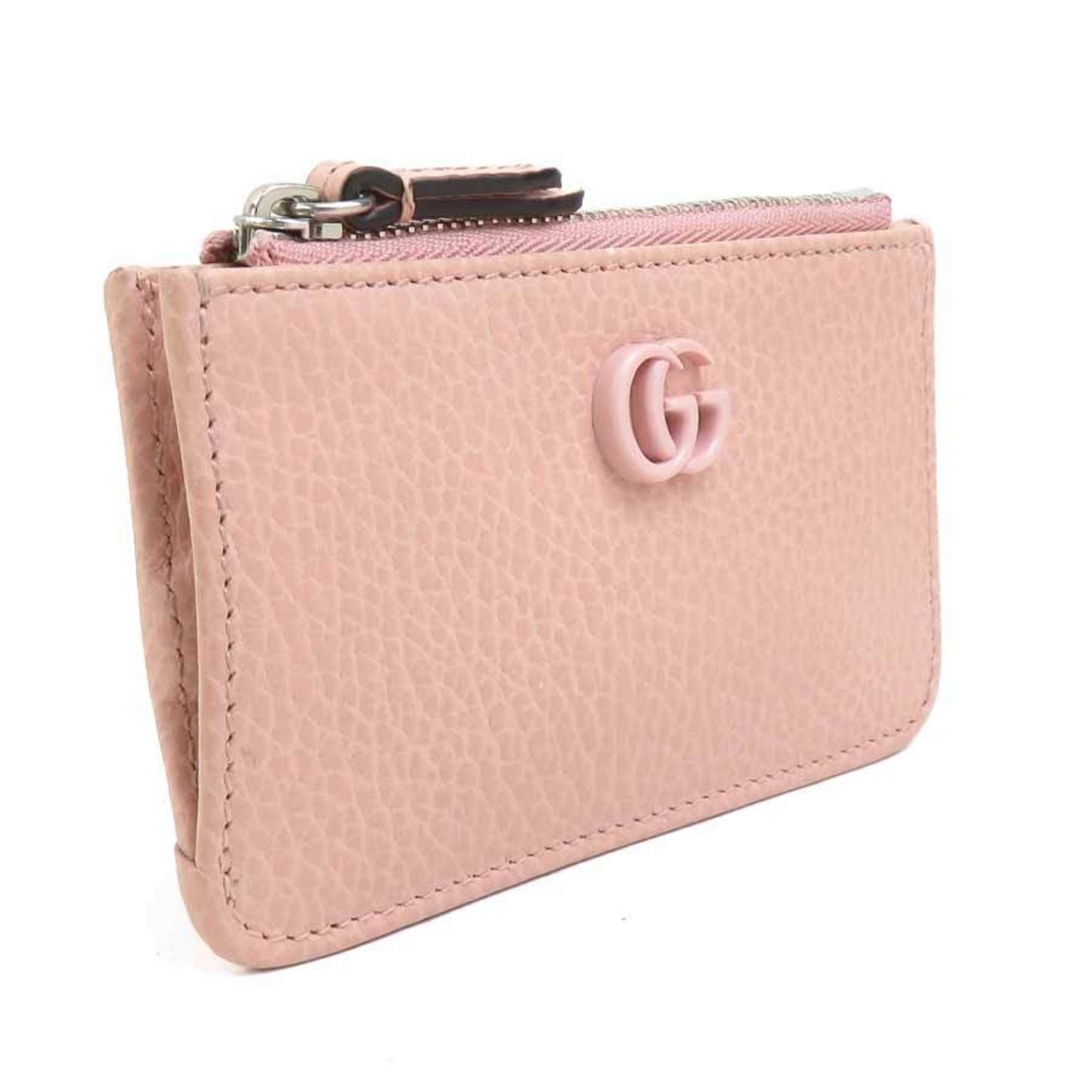 Gucci Pink Leather Coin Purse/Coin Case ( )