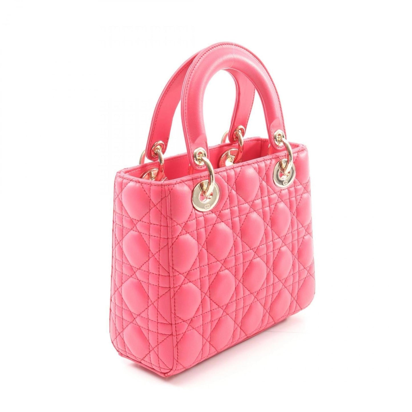 Christian Dior Pink Leather Handbag ()