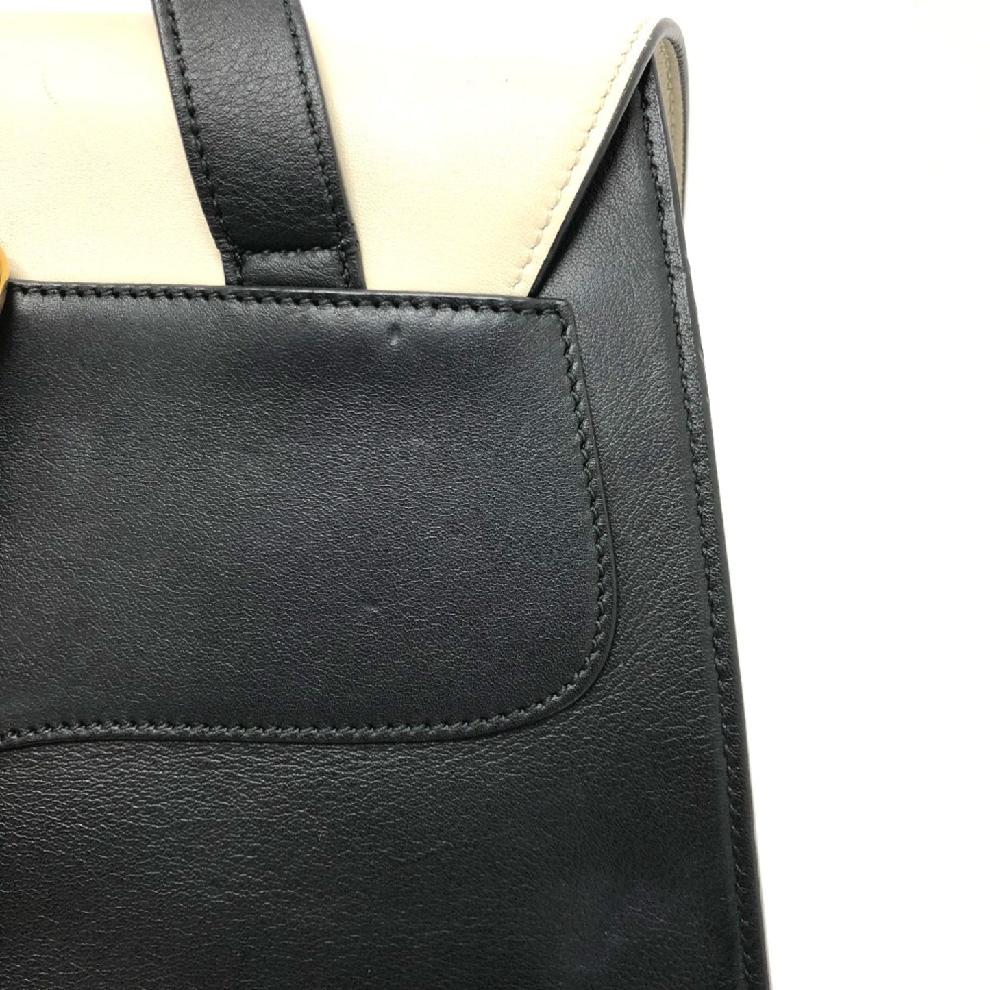 Gucci Black Leather Backpack ( )