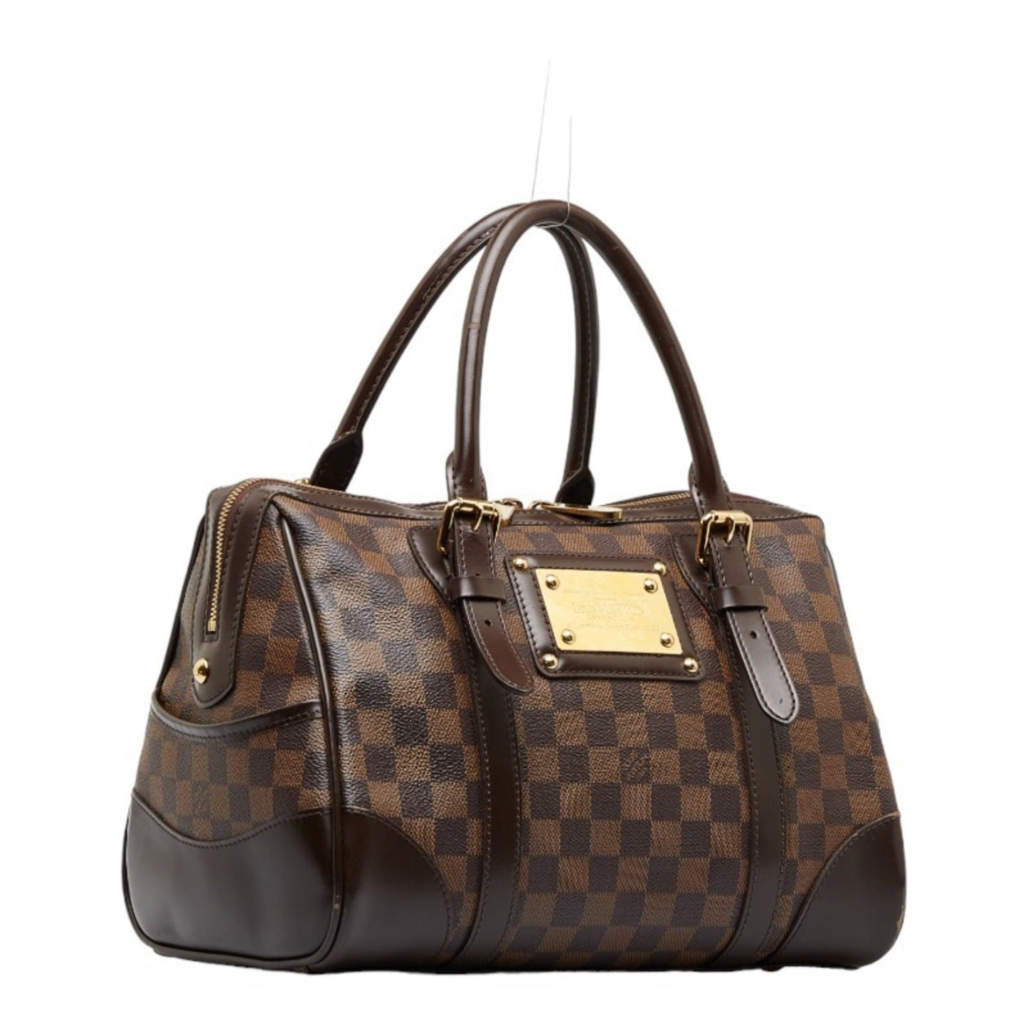 LOUIS VUITTON Damier Berkley handbag N52000 brown PVC leather ladies