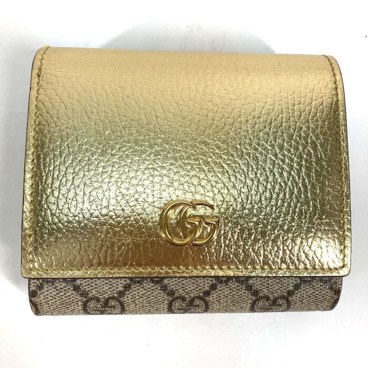 Gucci Beige Leather Wallet (Bi-Fold) ( )