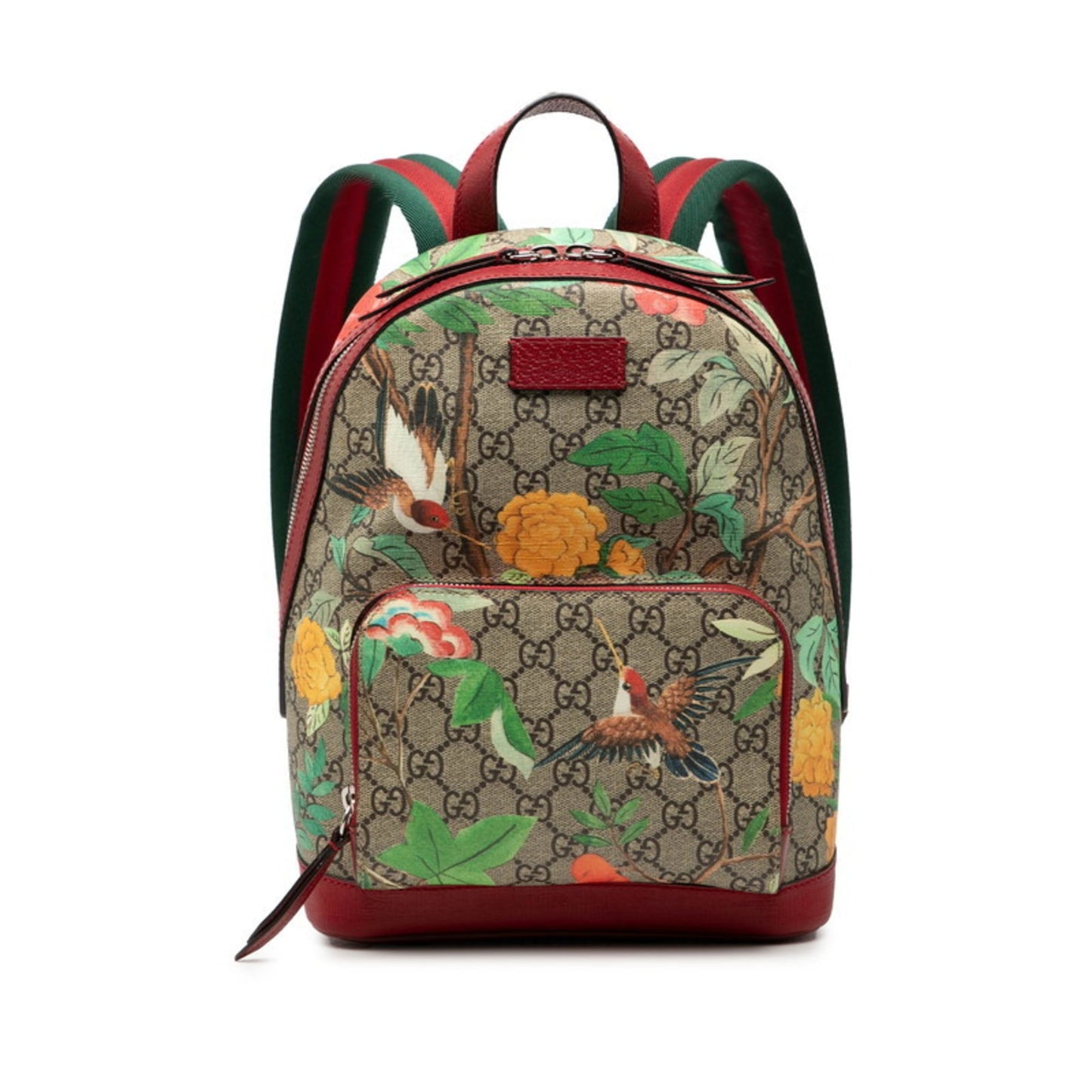 Gucci Beige Multi-Color Pvc Leather Backpack ( )