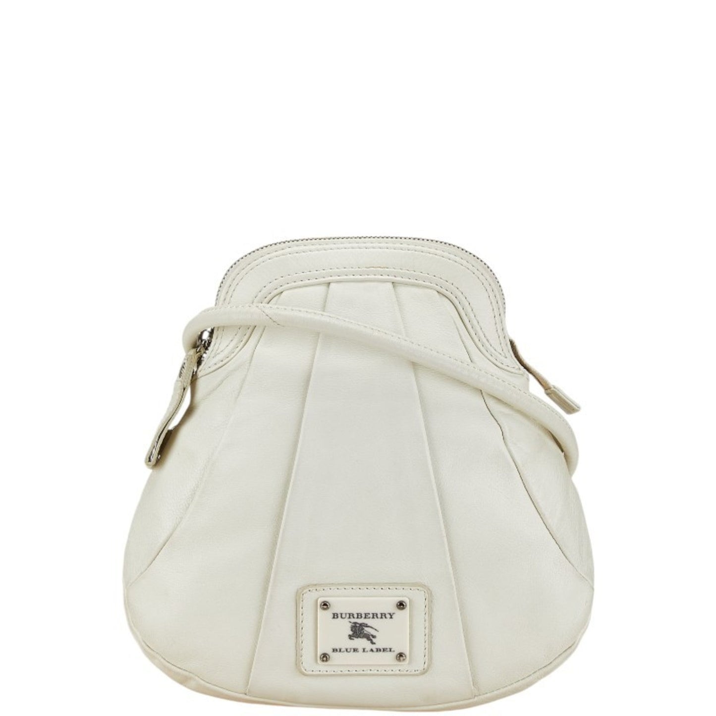 Burberry Blue Label White Leather Shoulder Bag ( )