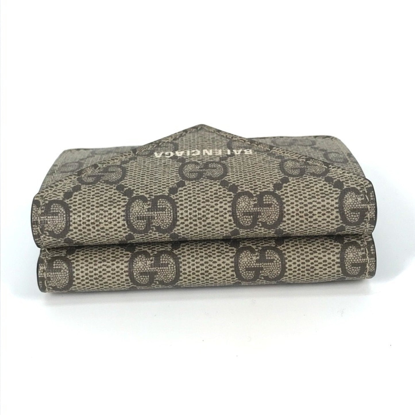 Gucci Beige White Gg Supreme Wallet (Tri-Fold) ( )
