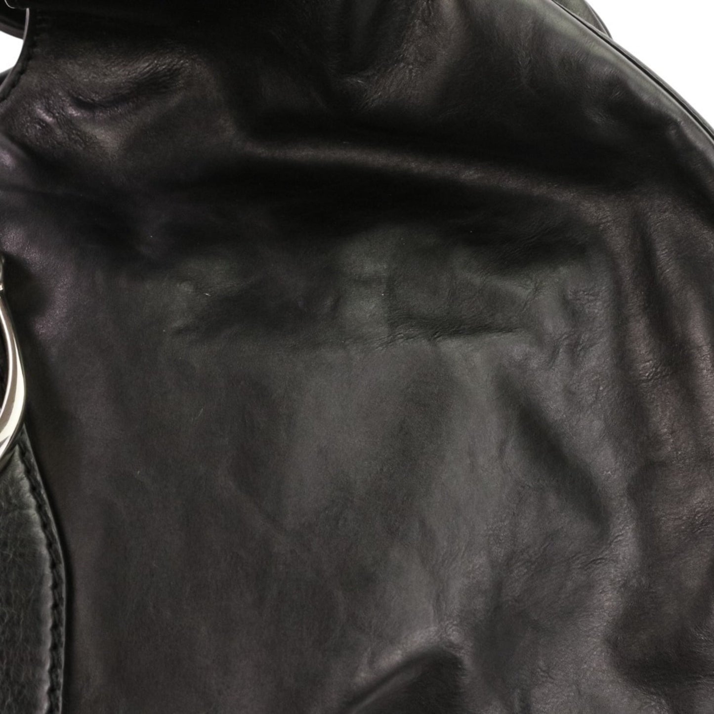 Gucci Black Leather Tote Bag ( )