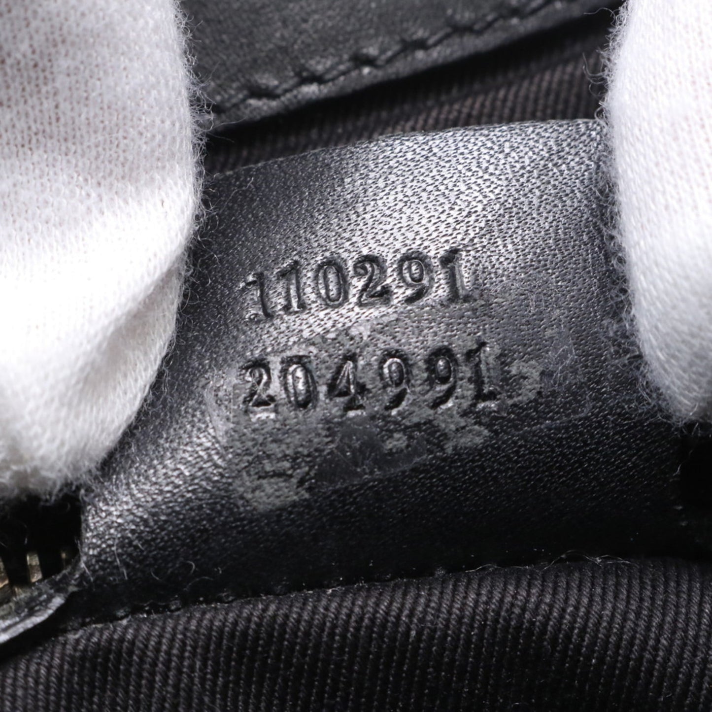 Gucci Black Leather Canvas Shoulder Bag ( )