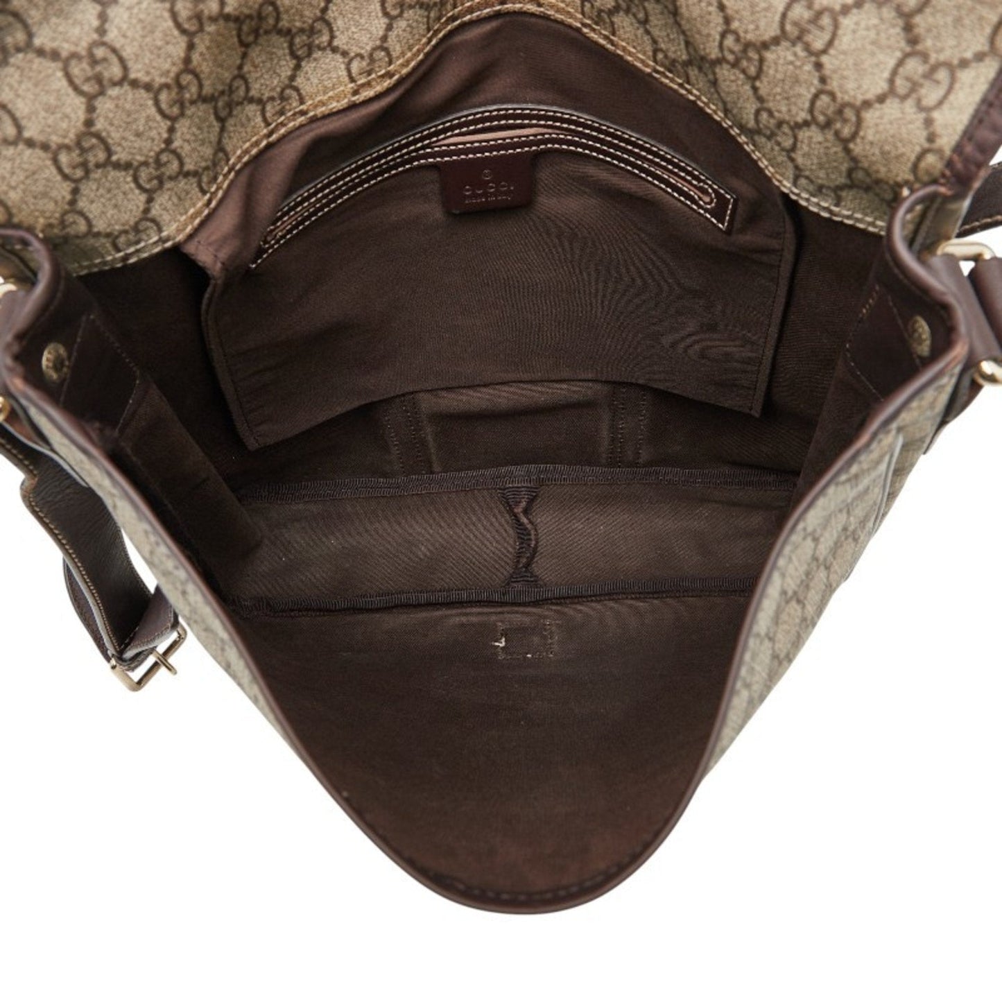 Gucci Beige Multi-Color Pvc Leather Shoulder Bag ( )