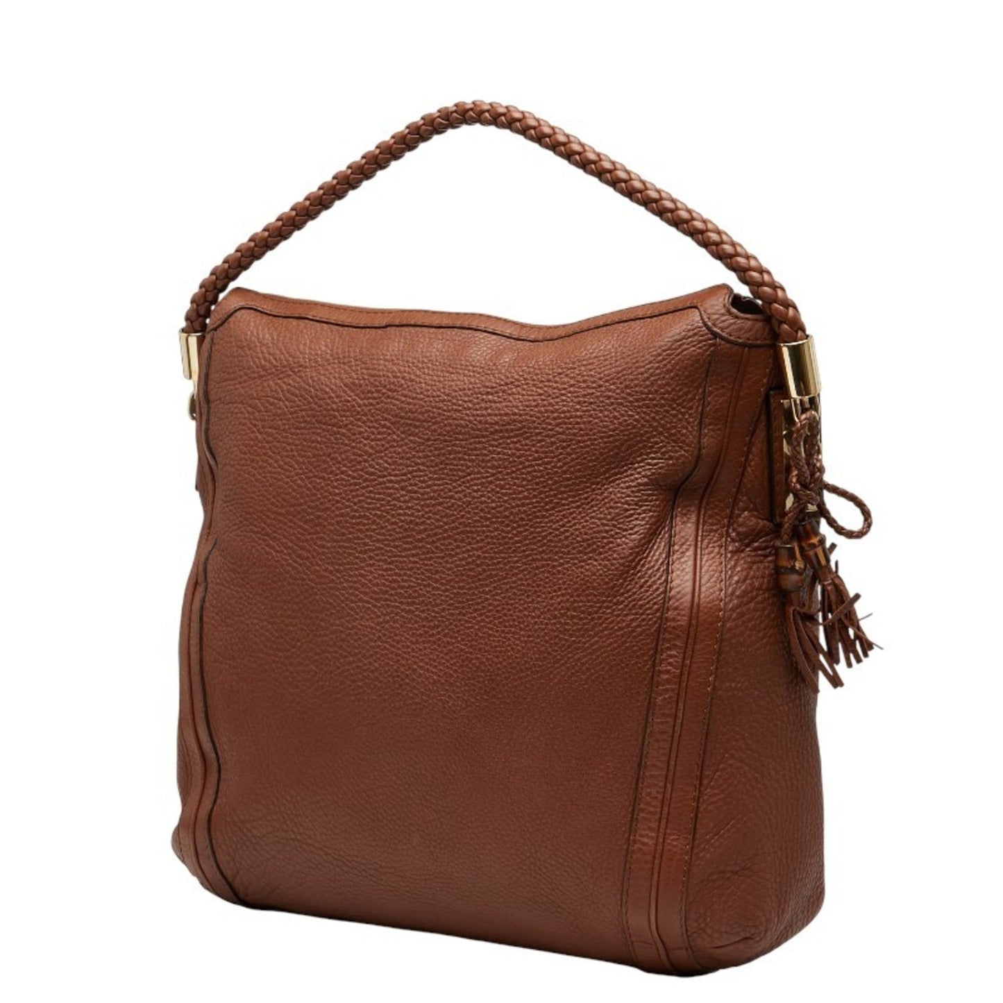 Gucci Brown Leather Shoulder Bag ( )