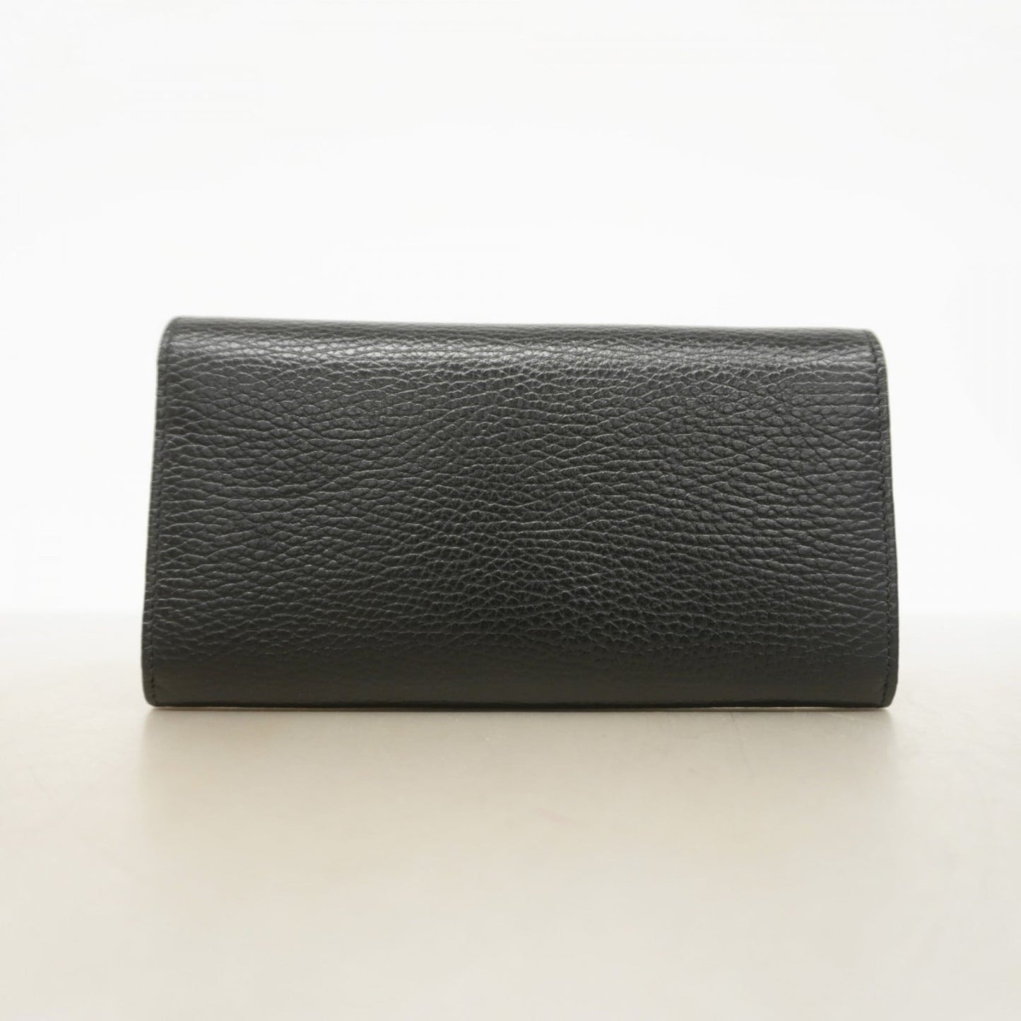 Gucci Black Leather Long Wallet (Bi-Fold) ( )