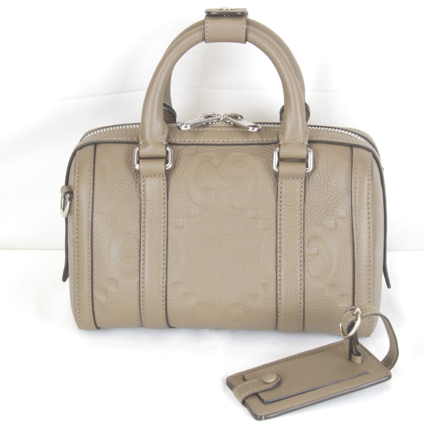 Gucci Beige Leather Handbag ( )