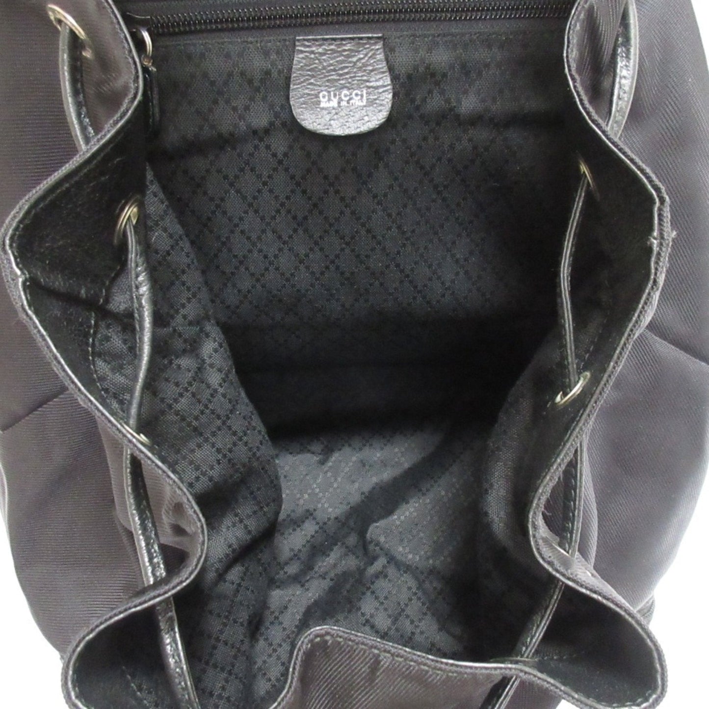 Gucci Black Nylon Backpack ( )