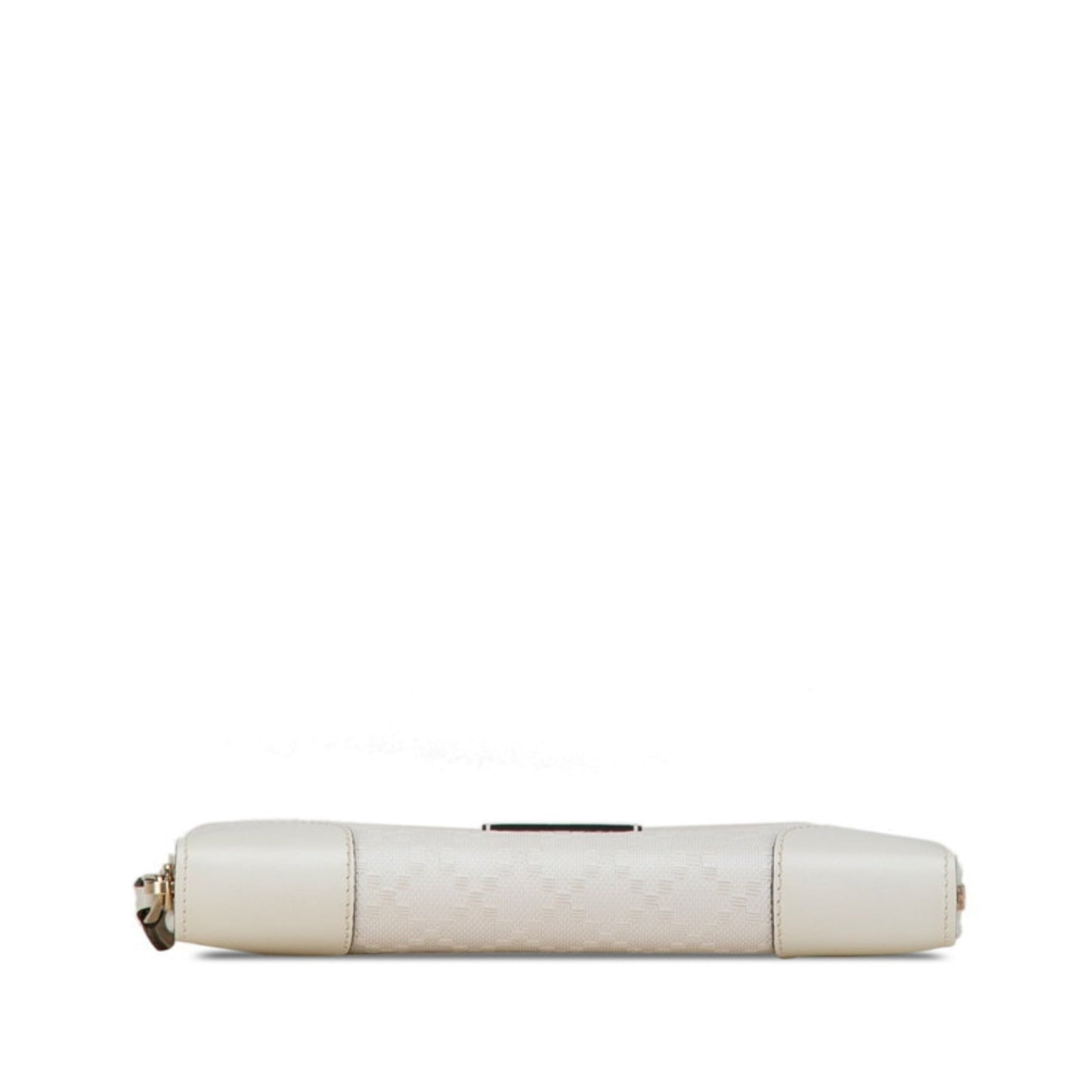 Gucci White Pvc Leather Long Wallet (Bi-Fold) ( )