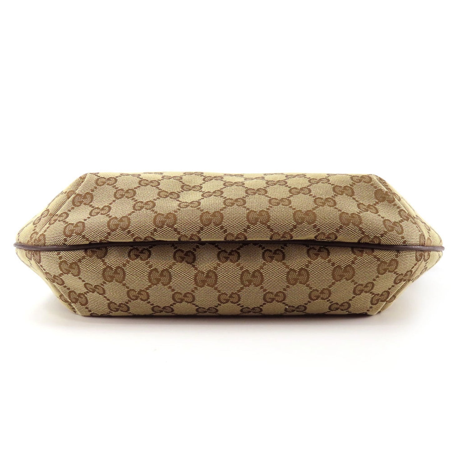 Gucci Gg Canvas Beige Brown Gg Canvas Shoulder Bag ( )