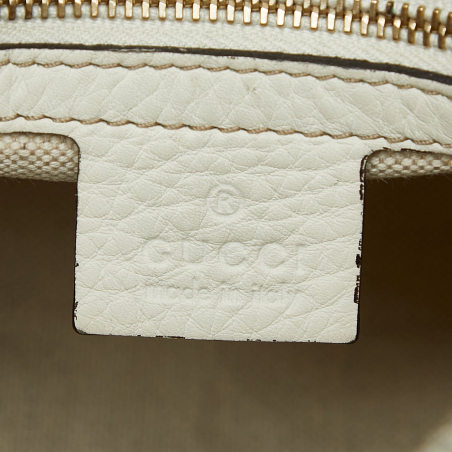 Gucci Beige Red Color Canvas Leather Boston Bag Shoulder Bag ( )