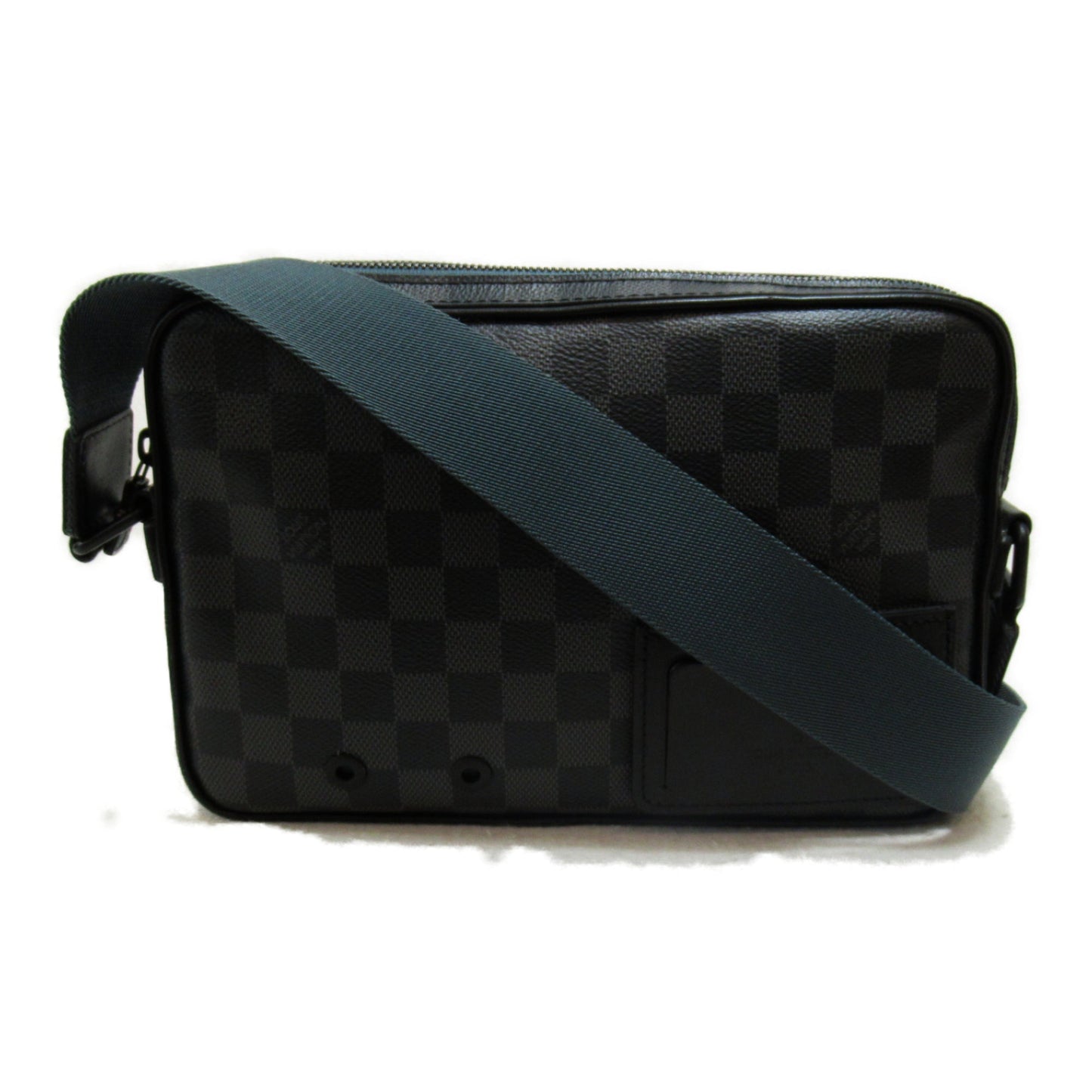 LOUIS VUITTON Alpha Messenger Black Navy Damier PVC coated canvas Handbag