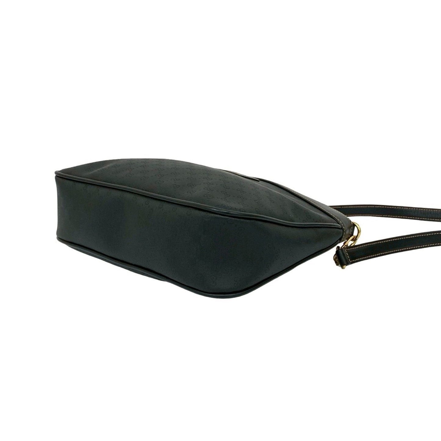 Gucci Black Leather Pvc Pochette Shoulder Bag ( )