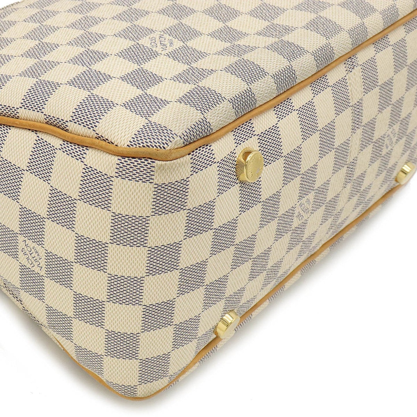LOUIS VUITTON Damier Azur Figgeri PM Shoulder Bag Tote N41176