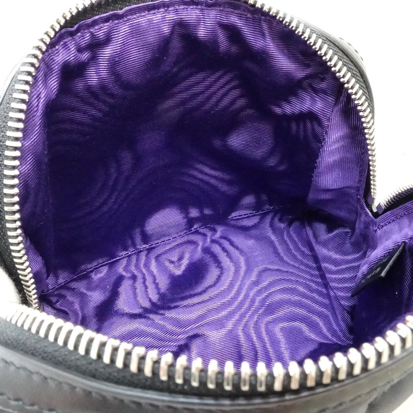 Gucci Black Nylon Leather Pouch Wash Bag ( )