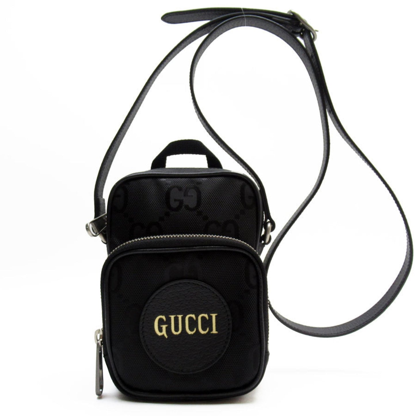 Gucci Black Canvas Shoulder Bag ( )