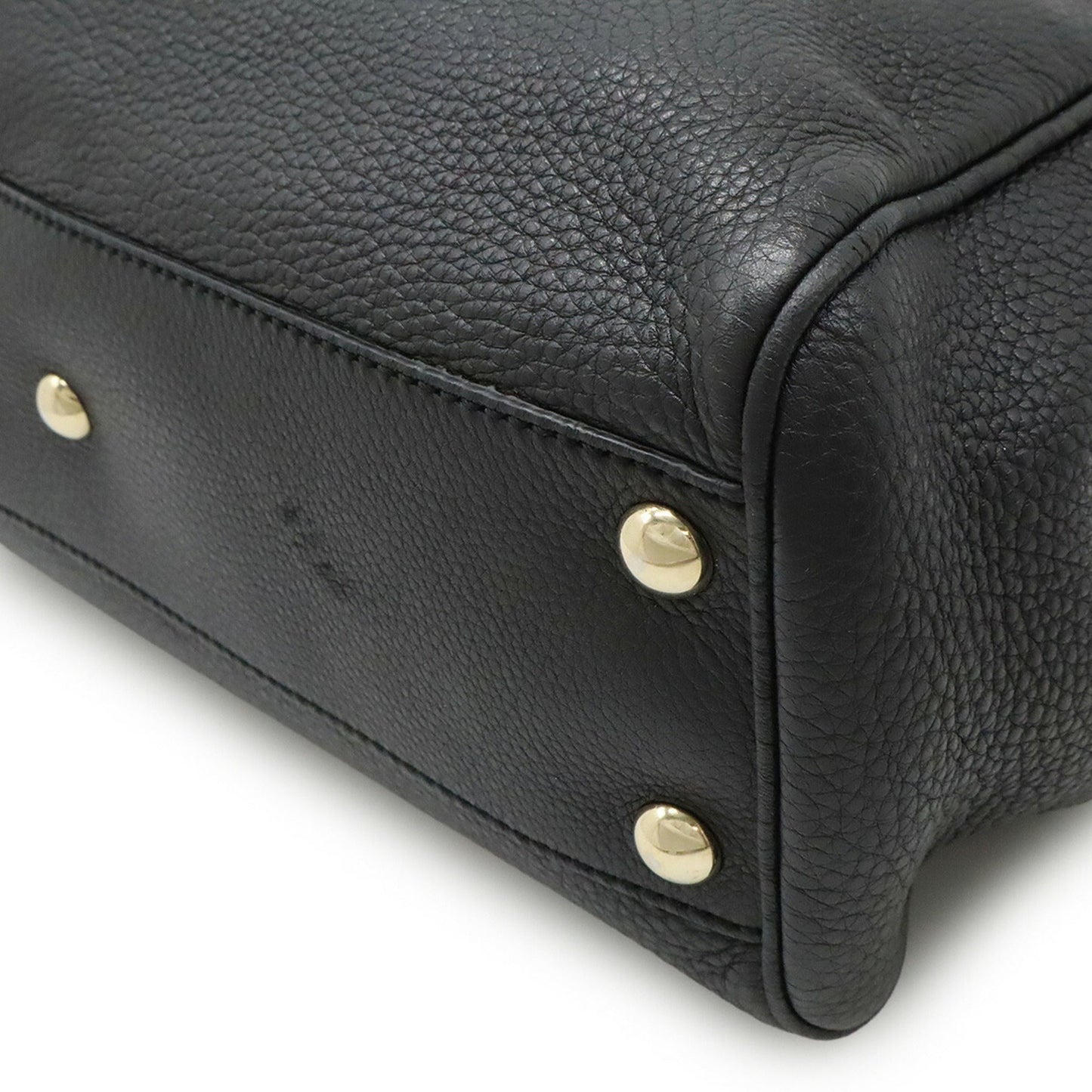 Gucci Black Bamboo Handbag Shoulder Bag Tote Bag ( )