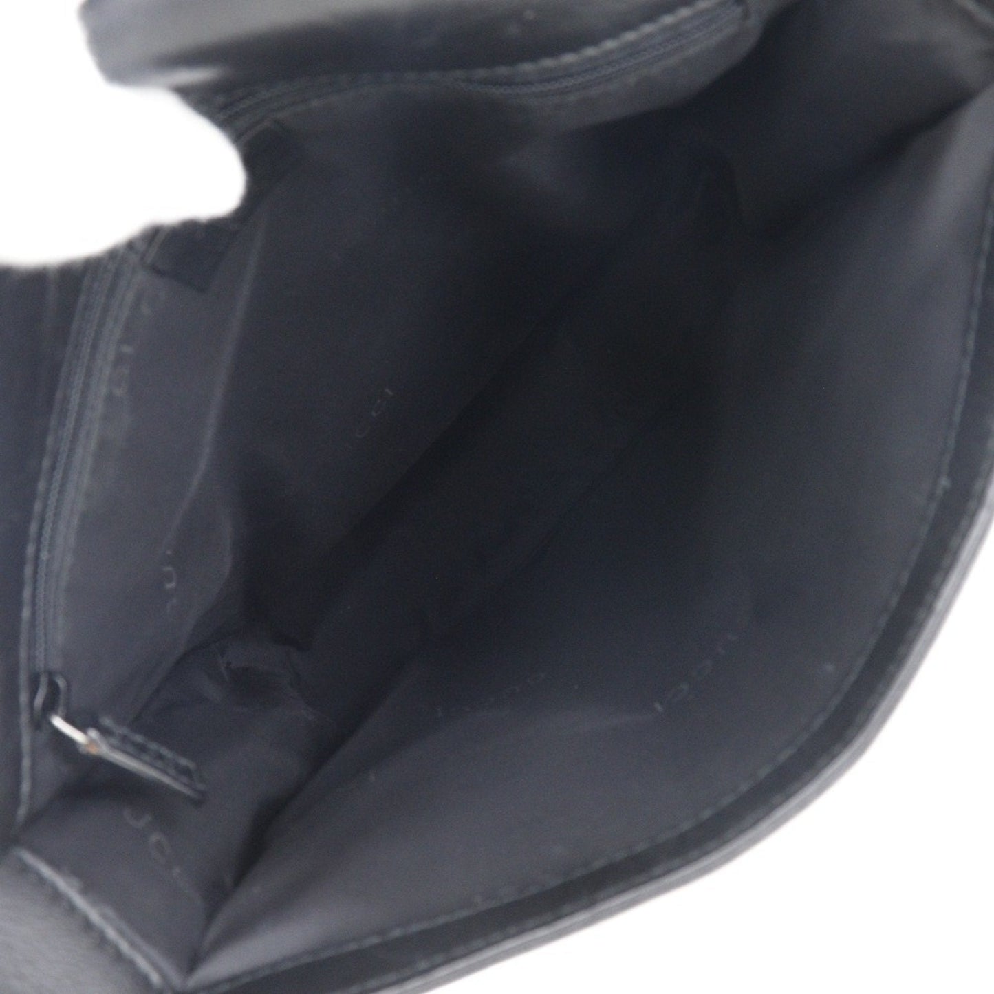 Gucci Black Leather Shoulder Bag ( )