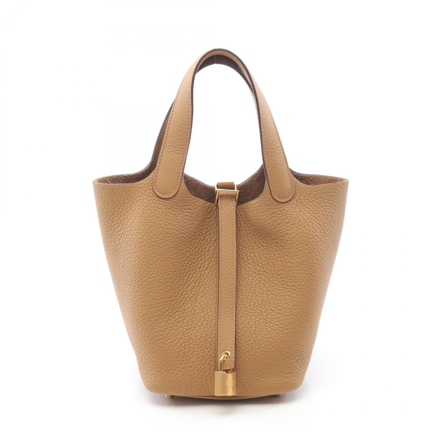 Hermes Picotin Beige Taurillon Clemence Leather Handbag ( )