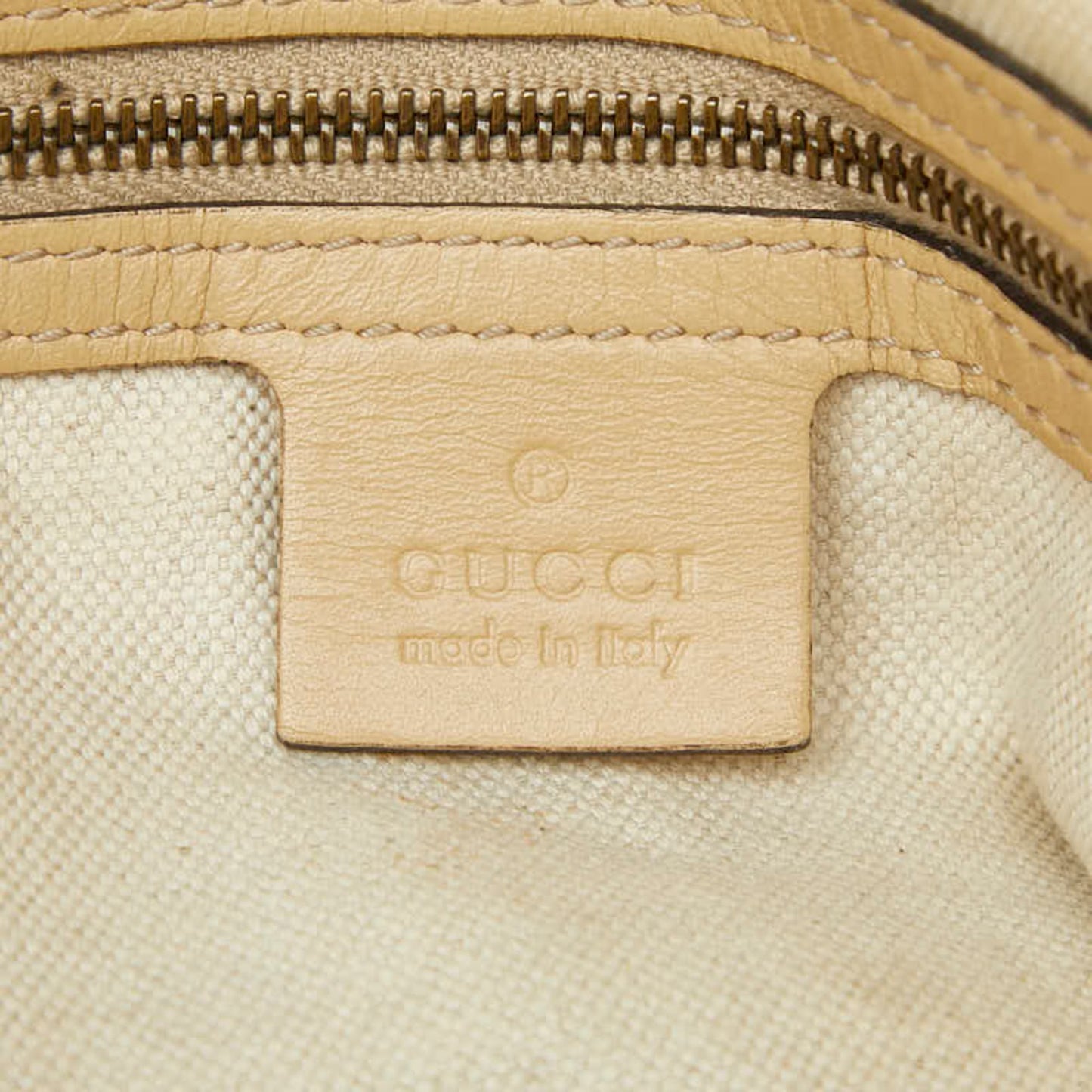 Gucci Beige Gg Leather Leather Handbag ( )