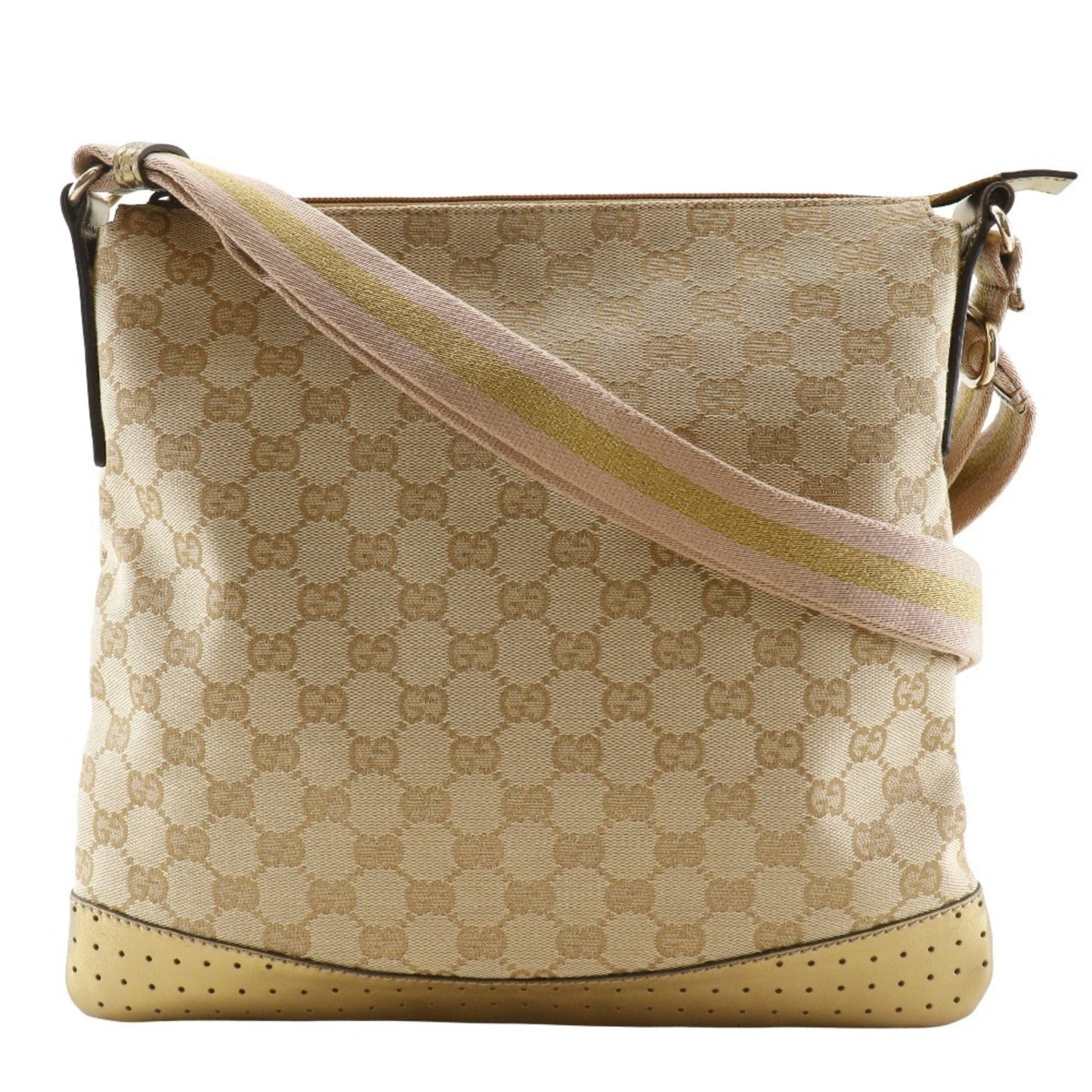 Gucci Gg Canvas Beige Gg Canvas Shoulder Bag ( )