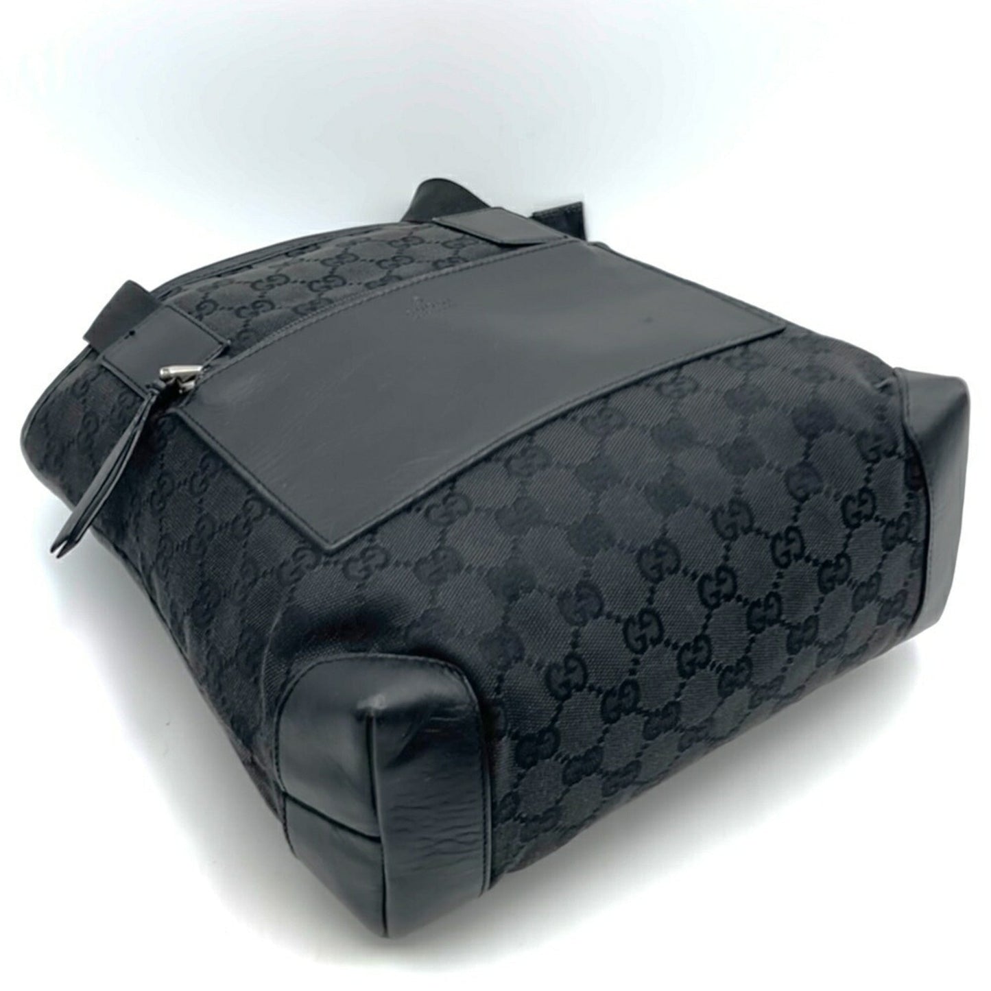 Gucci Black Gg Canvas Tote Bag ( )