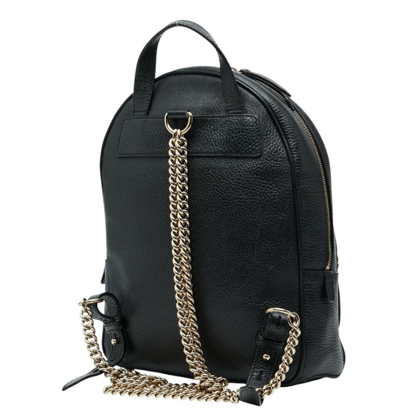 Gucci Black Leather Backpack ( )