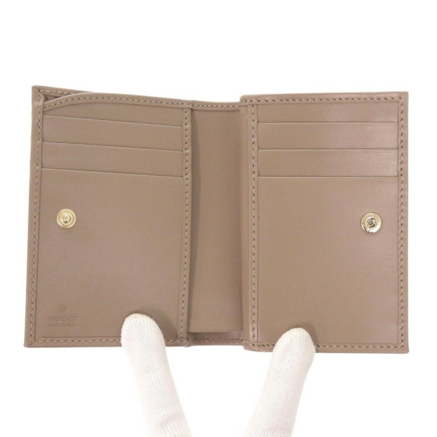 Gucci Brown Leather Wallet (Bi-Fold) ( )