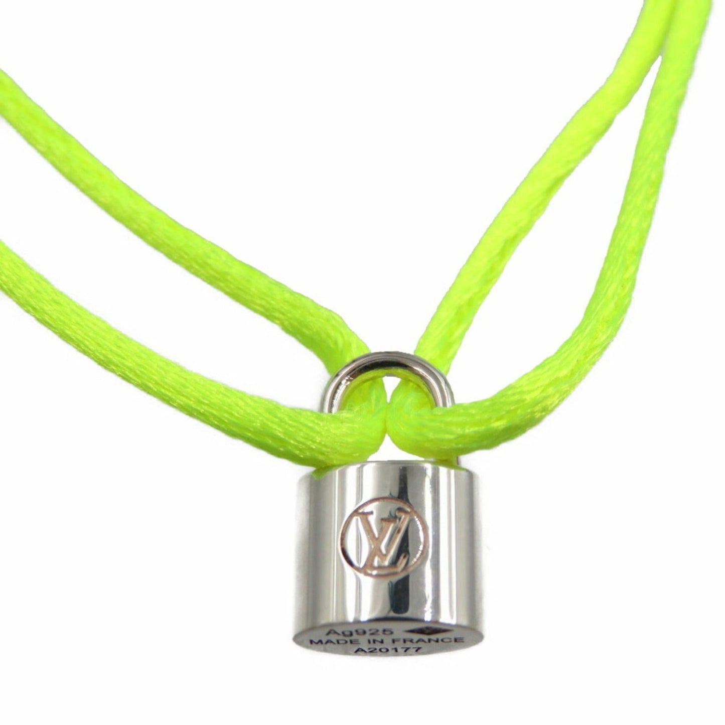 LOUIS VUITTON Bracelet Lockit A20177 Cadena Silver 925 Yellow