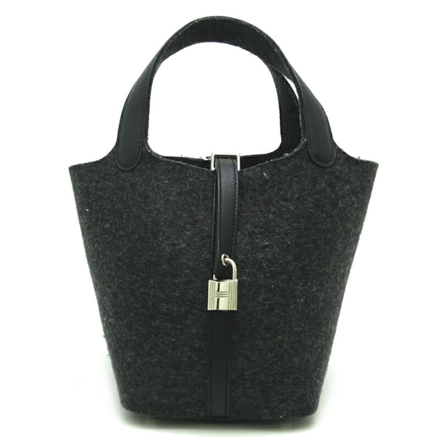 Hermes Picotin Black Swift Leather Handbag ( )