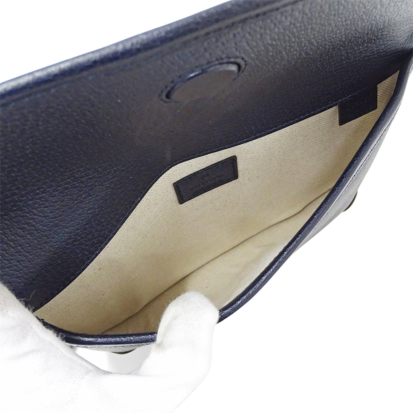 Gucci Navy Gg Supreme Shoulder Bag Sling Bag ( )