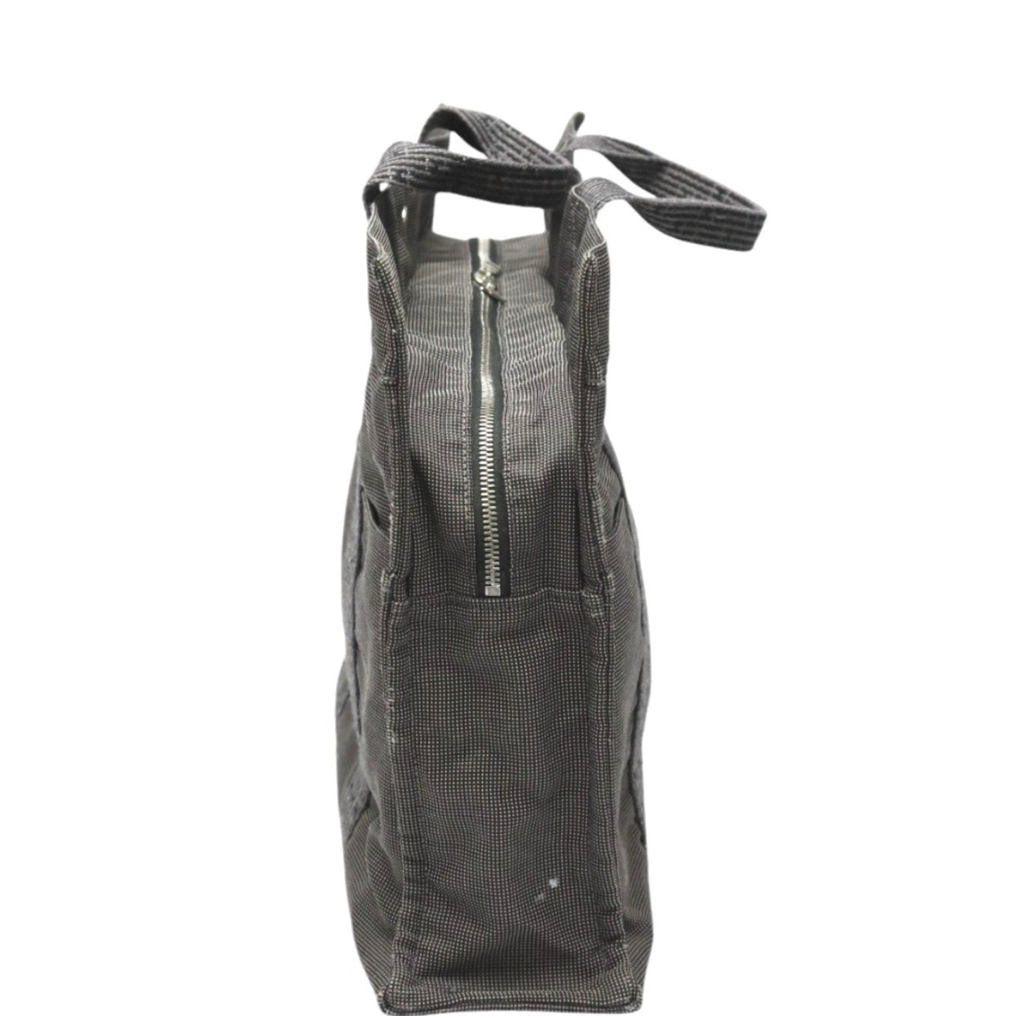 Hermes Her Line Gray Canvas Tote Bag ( )