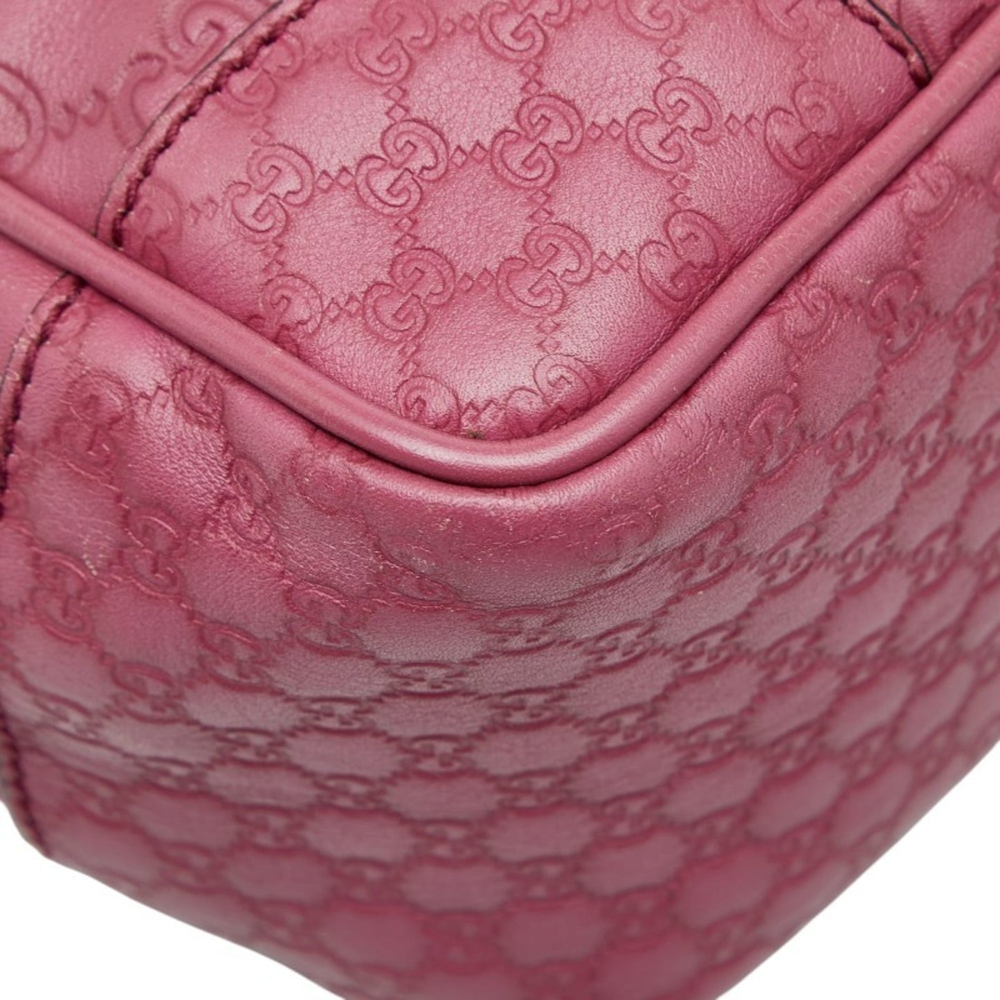Gucci Purple Leather Handbag Shoulder Bag ( )