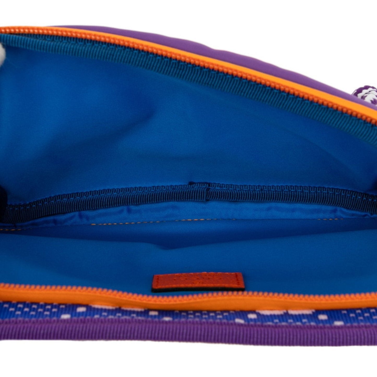 Gucci Blue Orange Purple Nylon Rubber Sling Bag ( )