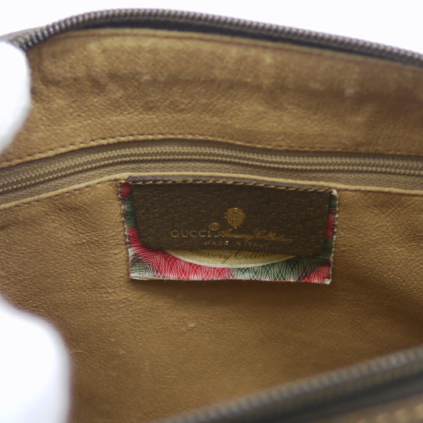 Gucci Beige Pvc Leather Boston Bag ( )