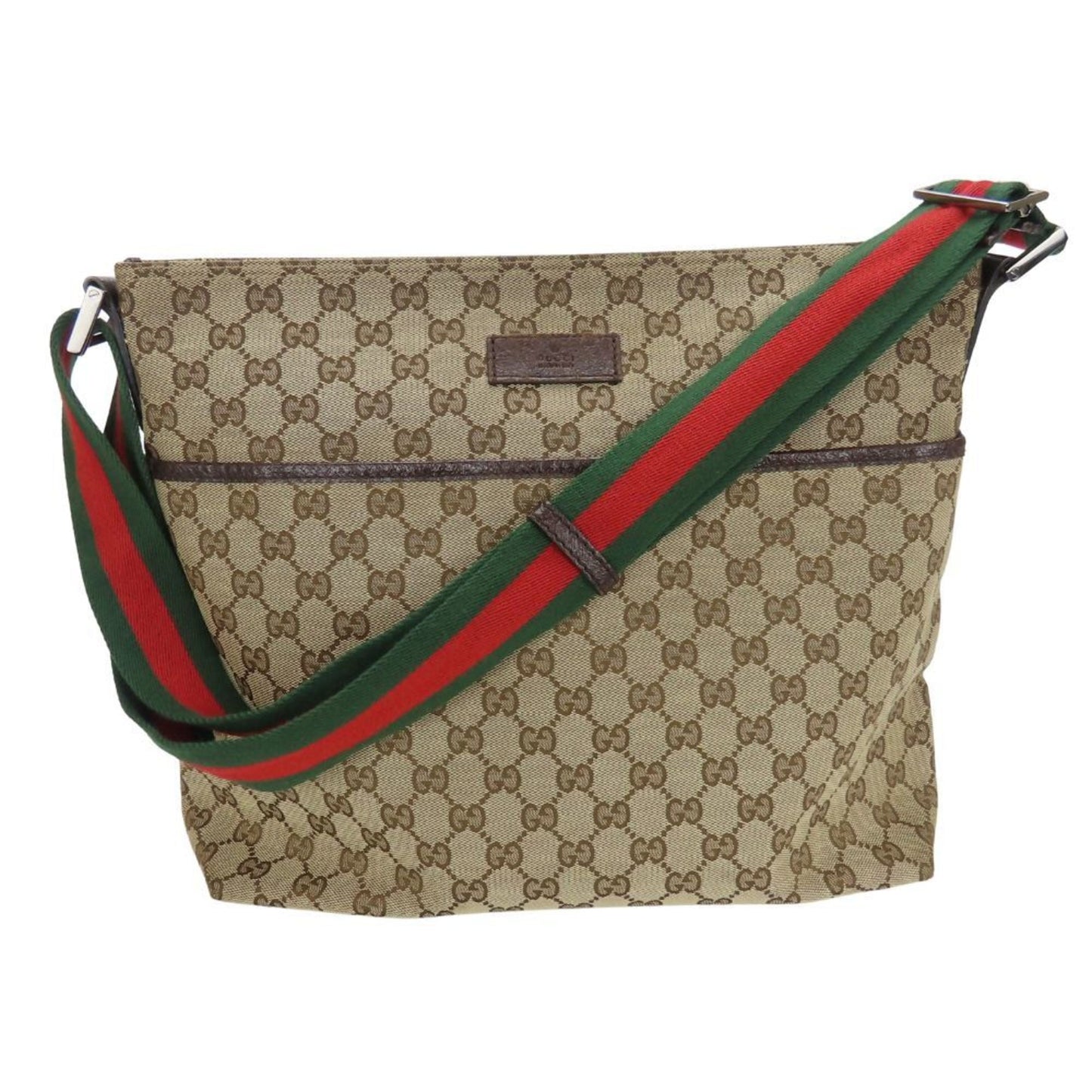 Gucci Beige Gg Canvas Shoulder Bag ( )
