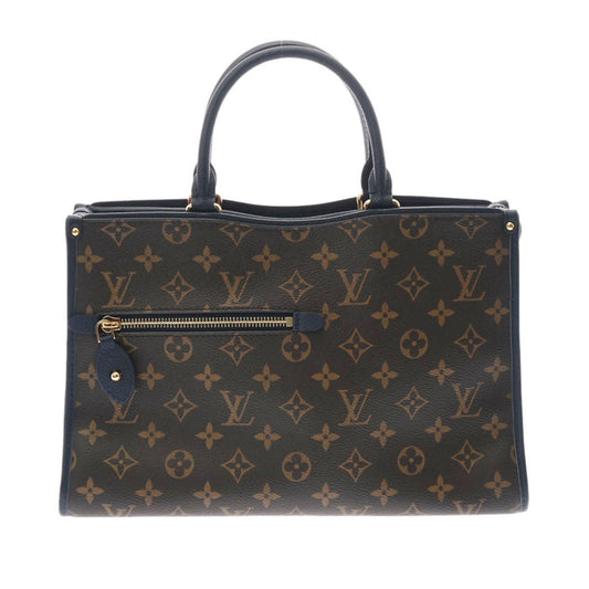 LOUIS VUITTON Monogram Popincourt PM Marine M43434 Women's Canvas Handbag