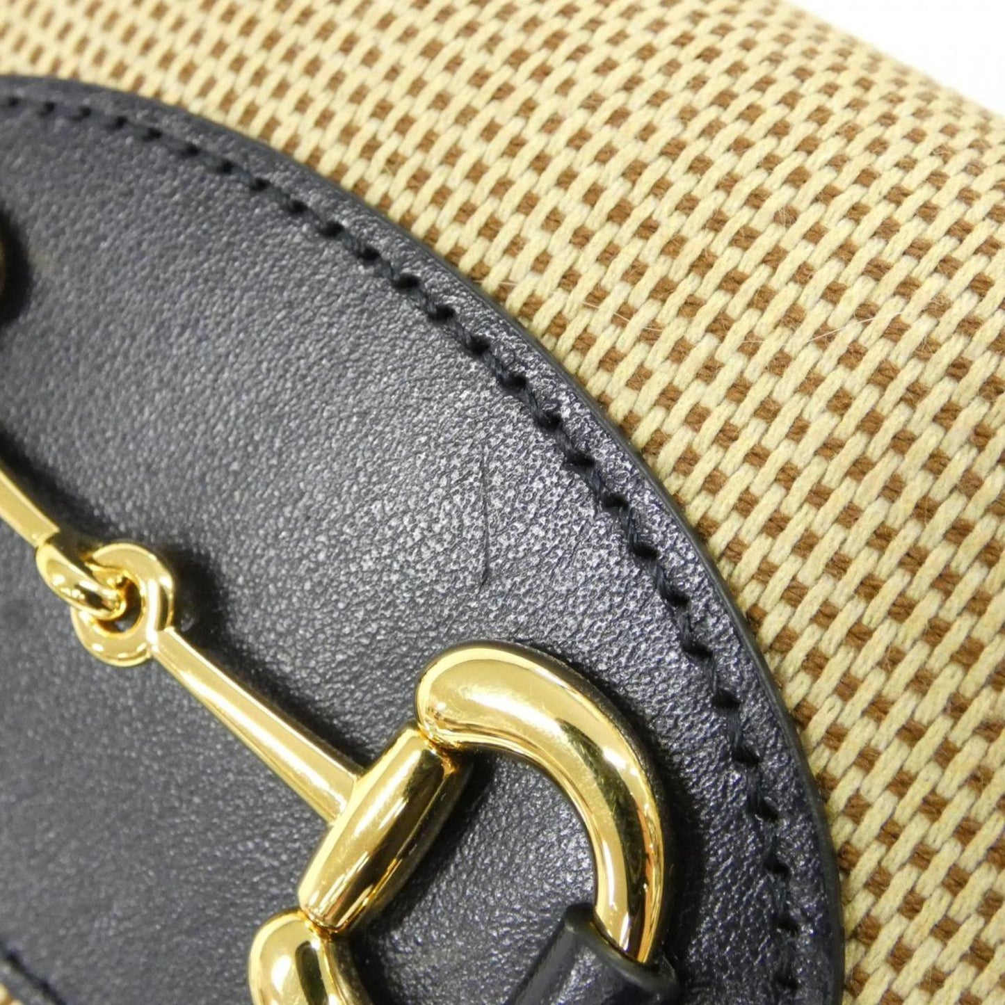 Gucci Beige Navy Canvas Wallet (Bi-Fold) ( )