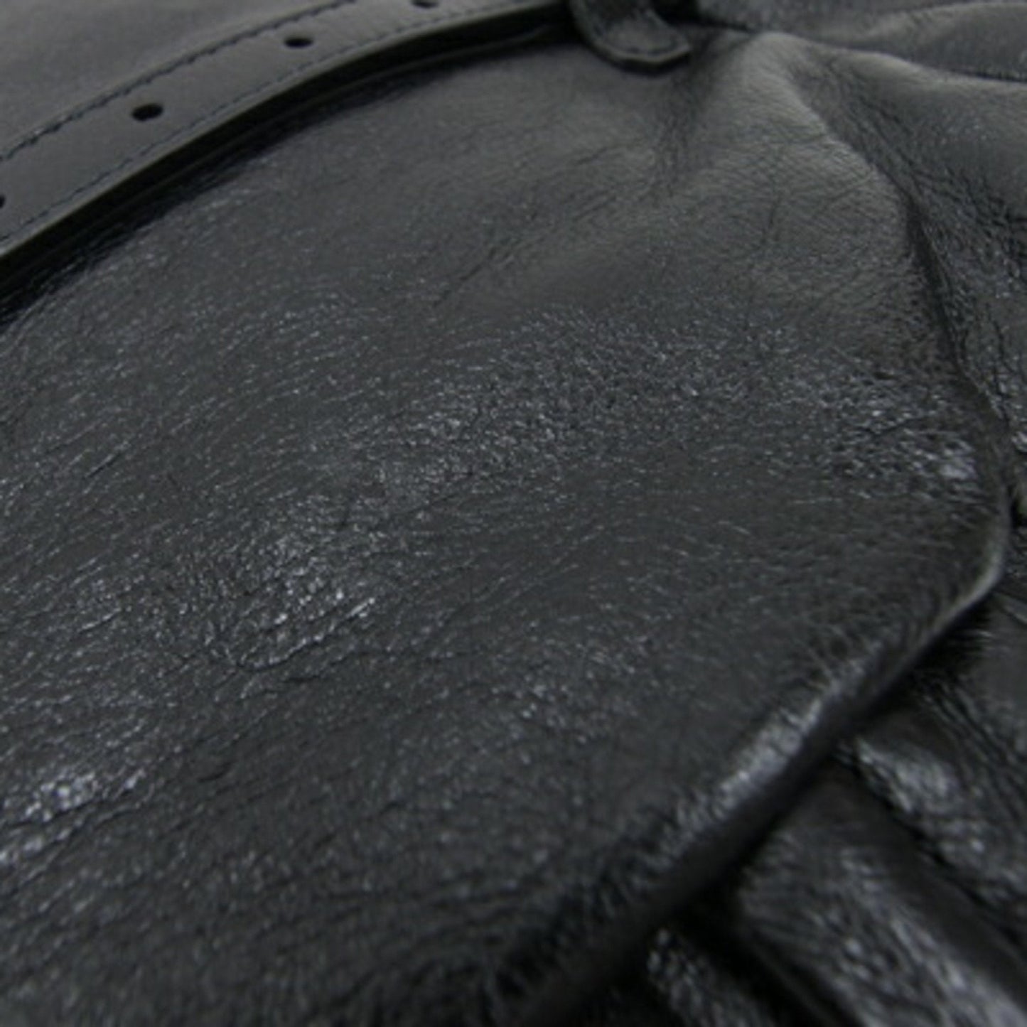 Gucci Black Leather Tote Bag ( )