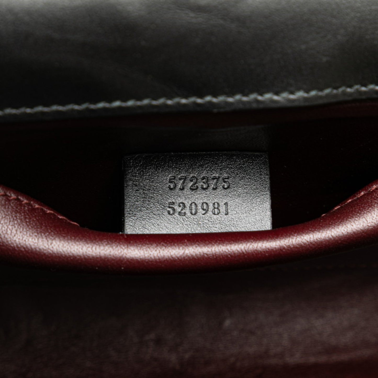 Gucci Black Leather Handbag Shoulder Bag ( )