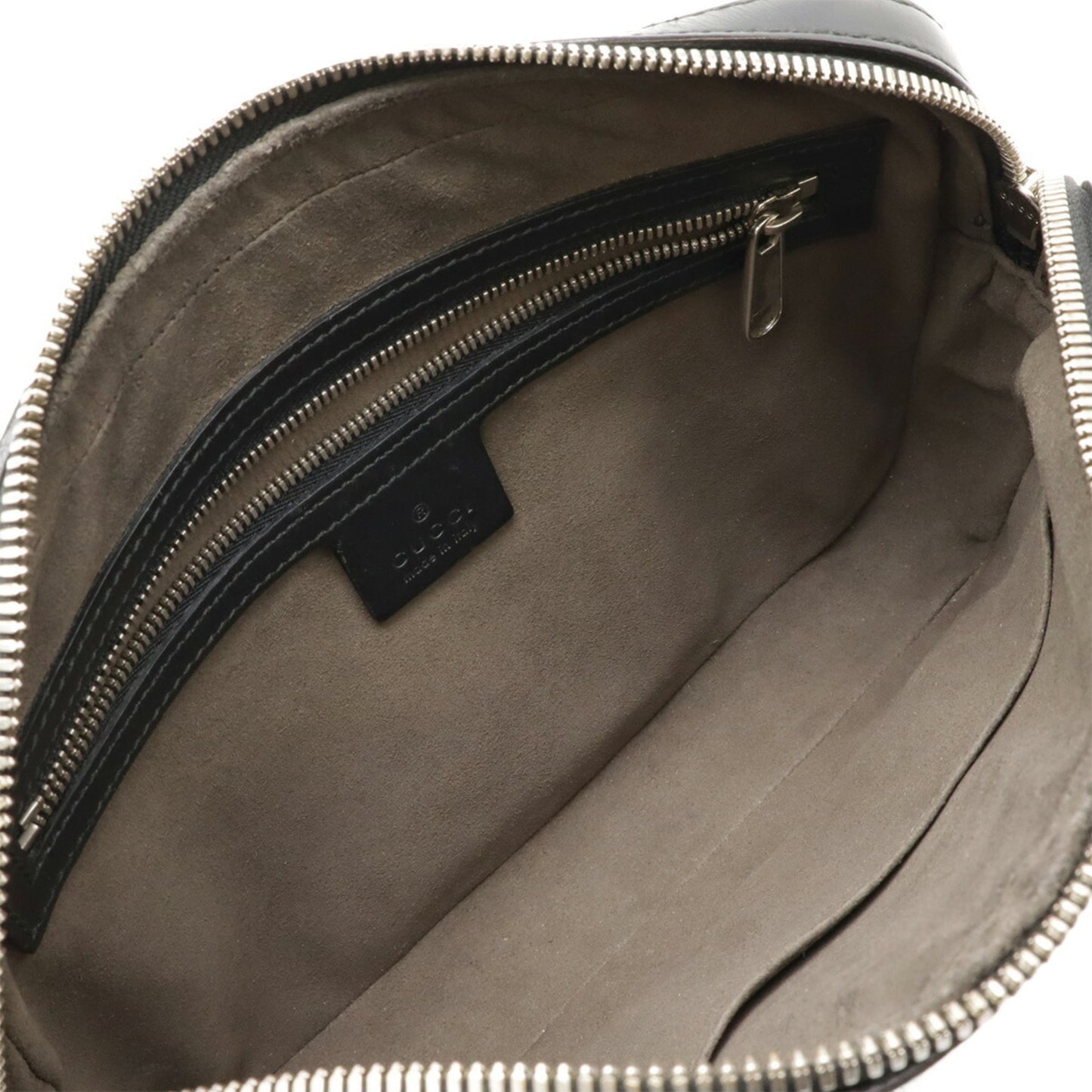 Gucci Black Leather Clutch Bag Handbag ( )