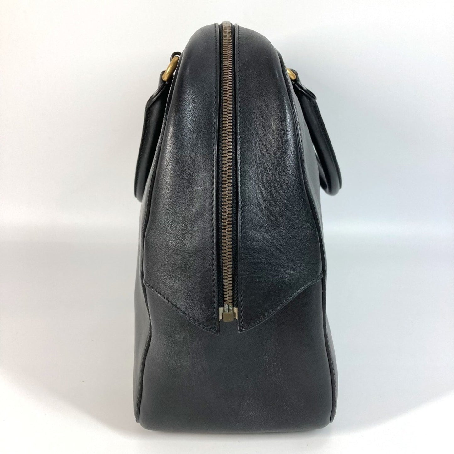 Gucci Black Leather Boston Bag Shoulder Bag ( )