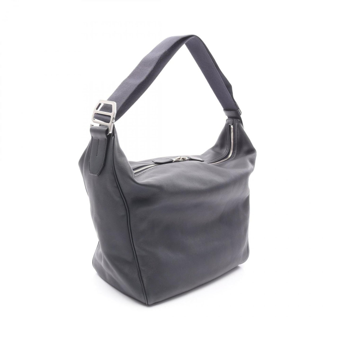 Hermes Navy Evercalf Leather Leather Shoulder Bag ( )
