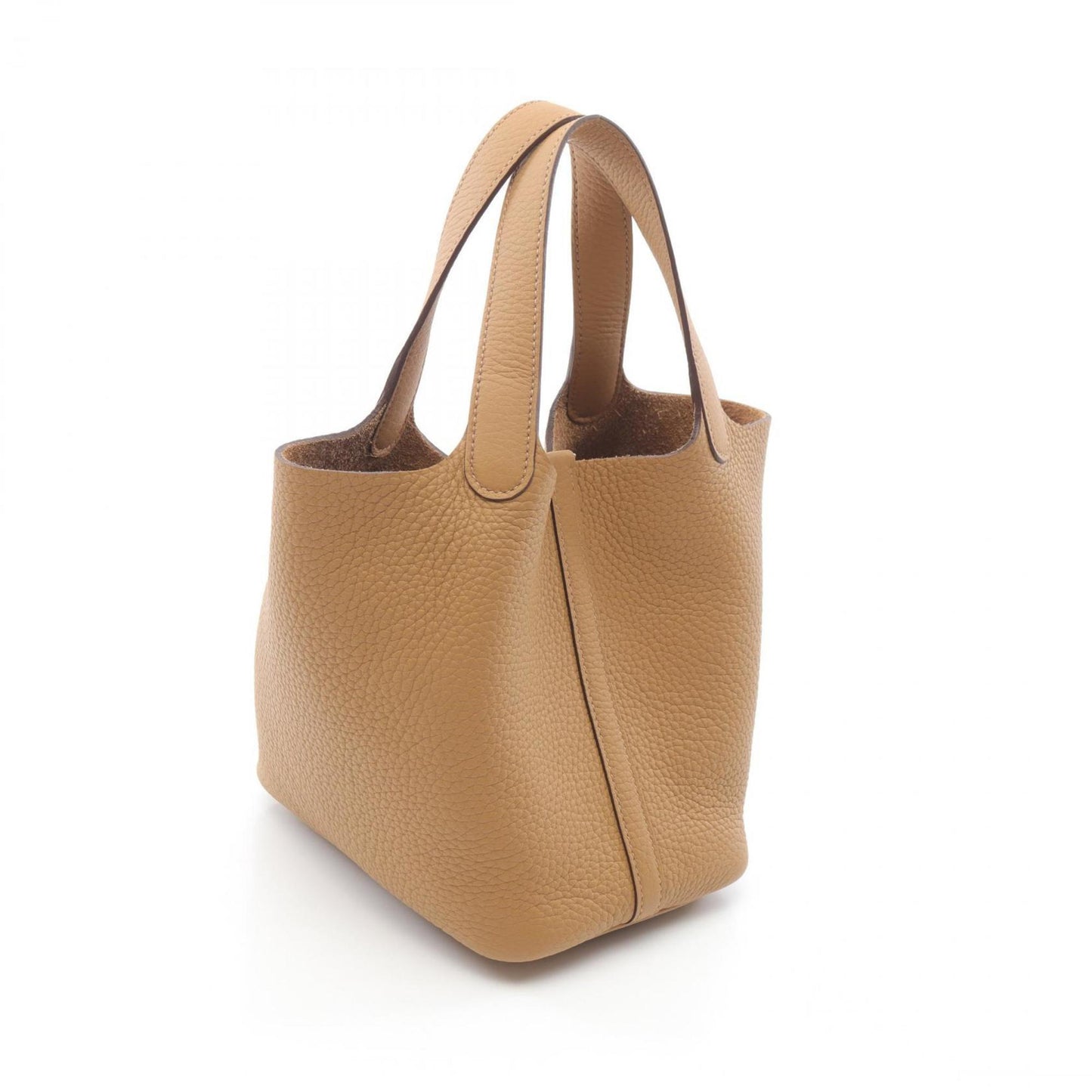 Hermes Picotin Beige Taurillon Clemence Leather Handbag ( )